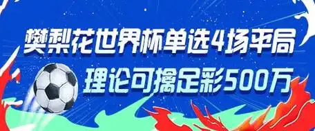 樊梨花附体？体坛奇人单挑4场平局命中足彩，理论豪揽500万引热议